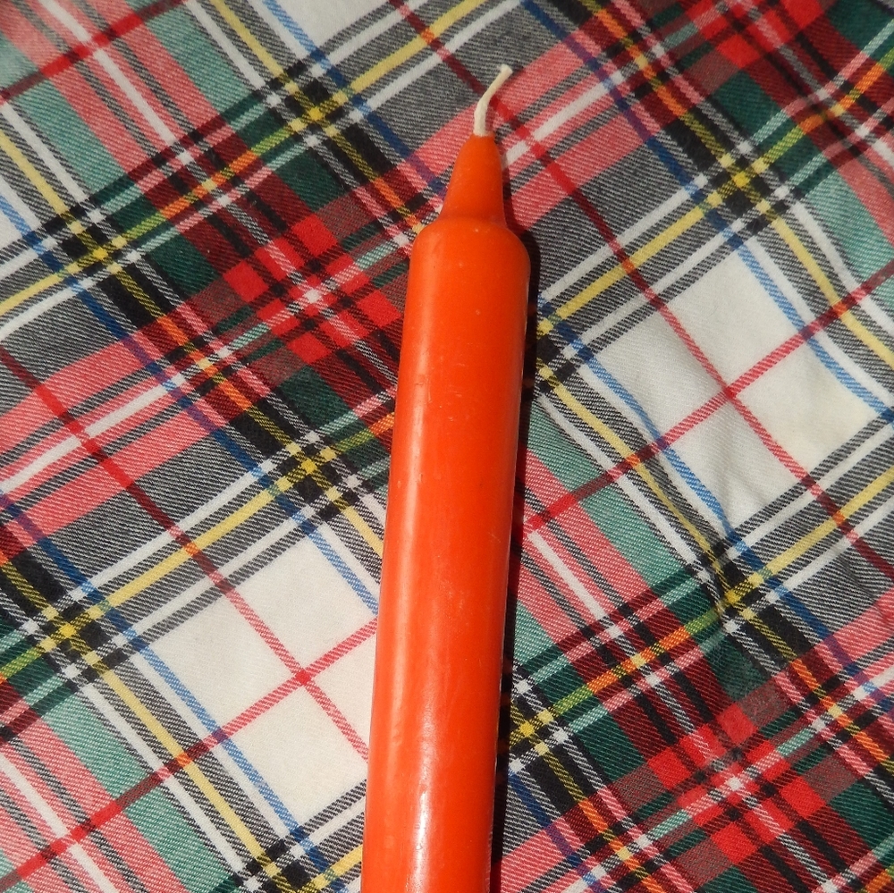 Orange candles